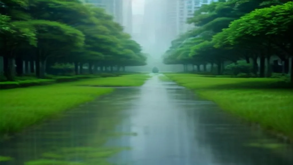 Urbanismo sustentável de cidades esponja com jardins de chuva e drenagem natural contra enchentes em 2026