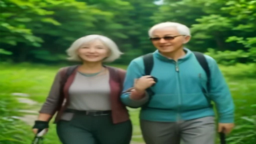 Casal de idosos ativos representando o crescimento e consumo da economia prateada em 2026