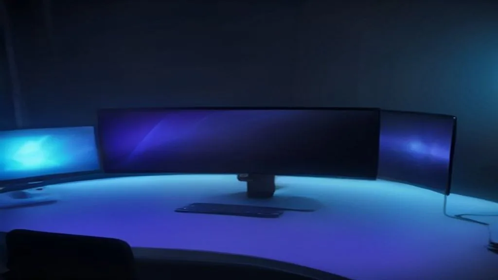 Comparativo visual entre painel OLED com preto absoluto e monitor Mini-LED ultrabrilhante em 2026