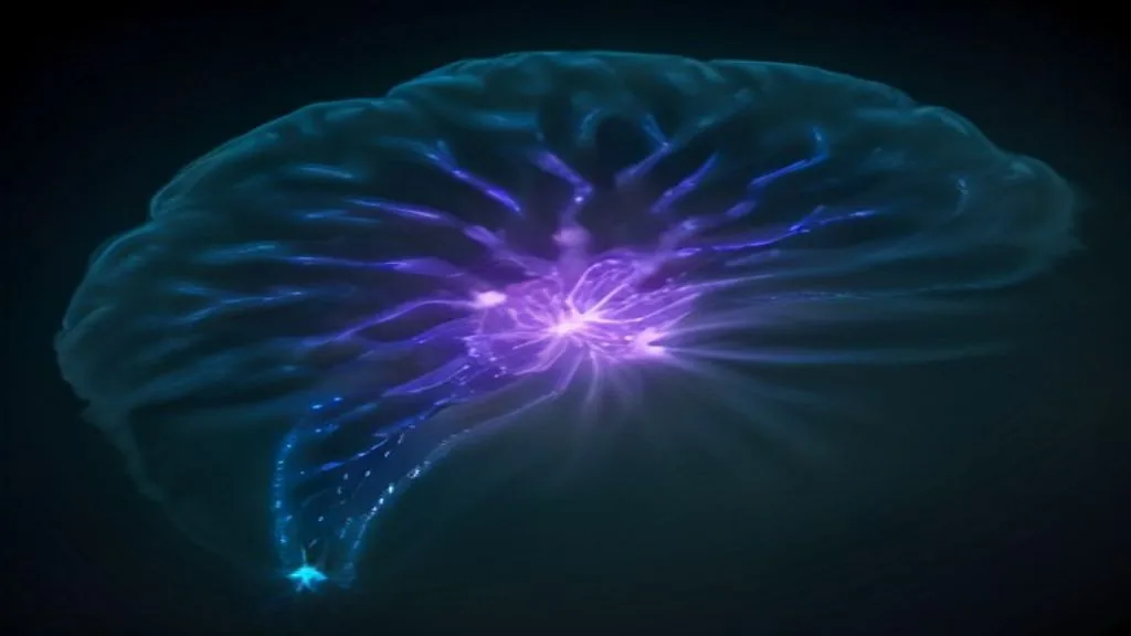 Esquema neurocientífico do eixo intestino cérebro e produção de neurotransmissores em 2026